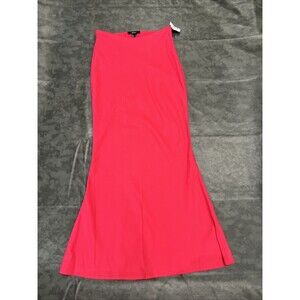 Forever 21 maxi flared bottom skirt pink size small Y2K city feminine
